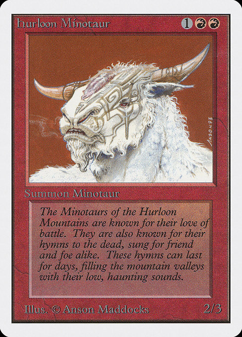 (英)ハールーン・ミノタウルス / Hurloon Minotaur【2ED】 No.159