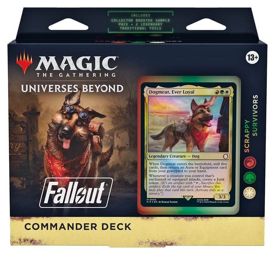 (英)マジック：ザ・ギャザリング『Fallout』 統率者デッキ「たくましき生存者たち」 / Magic: The Gathering - Fallout Commander Deck "Scrappy Survivors"【BOX】 ※発送方法は「ゆうパック」を選択してください。