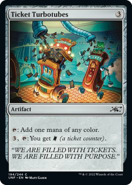 (英)【Foil】Ticket Turbotubes【UNF】 No.194
