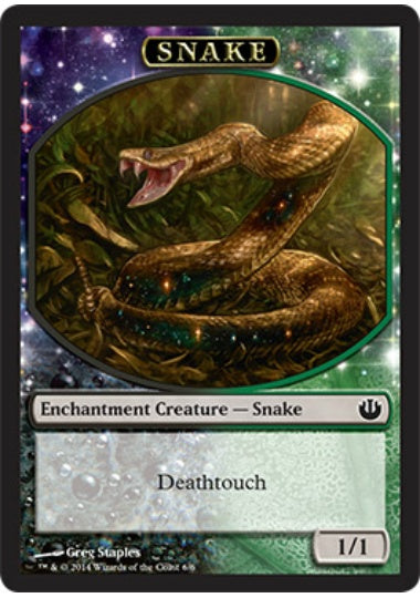 (英)蛇トークン / Snake Token【JOU-TOKEN】 No.006