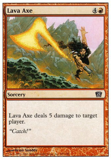 (英)溶岩の斧 / Lava Axe【8ED】 No.197