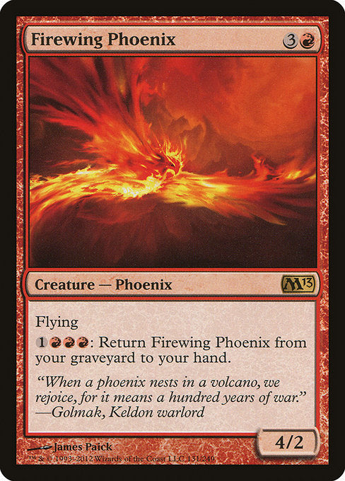 (英)【Foil】火翼のフェニックス / Firewing Phoenix【M13】 No.131
