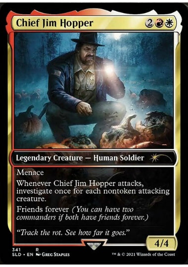 (英)【Foil】Chief Jim Hopper【SLD】Secret Lair x Stranger Things No.341