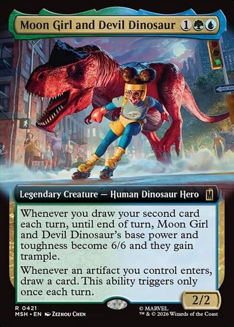 (英)ムーンガールとデビル・ダイナソー / Moon Girl and Devil Dinosaur ★拡張枠★ 【MSH】 No.421