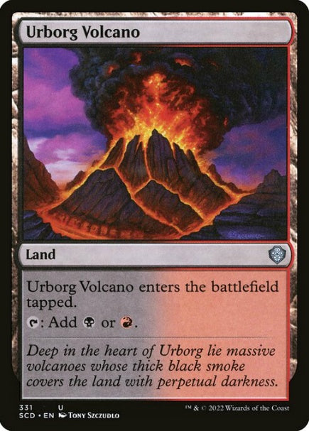 (英)アーボーグの火山 / Urborg Volcano【SCD】 No.331