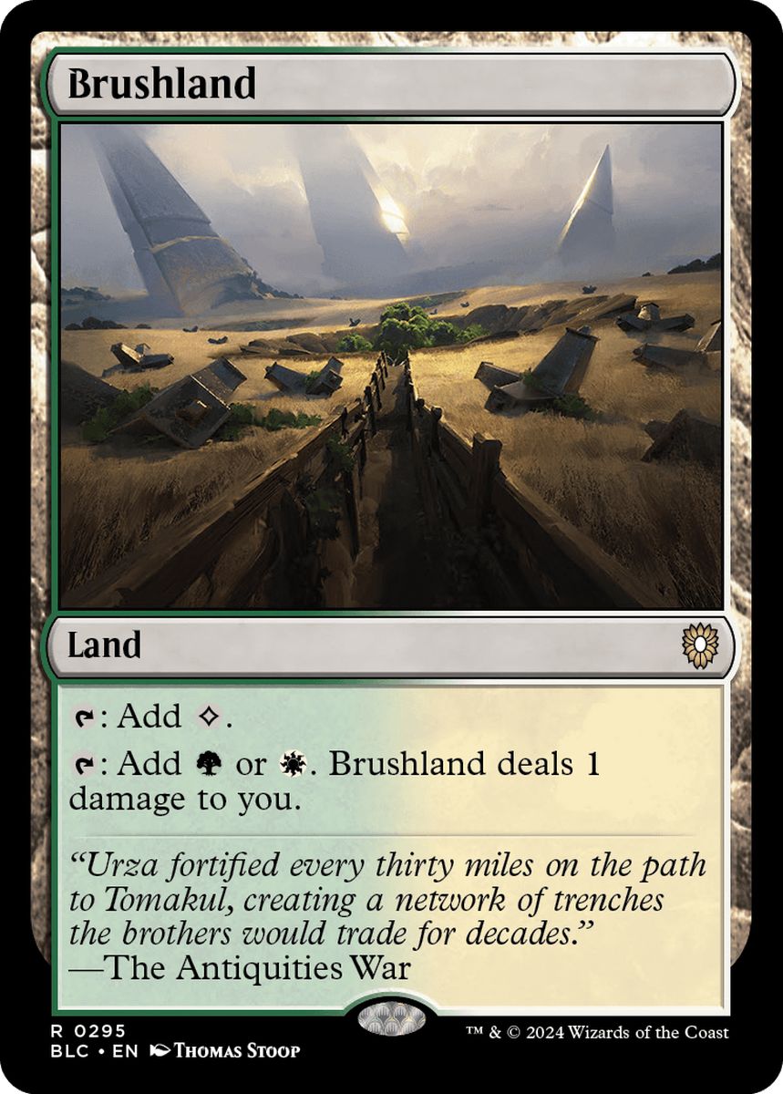 (英)低木林地 / Brushland【BLC】 No.295