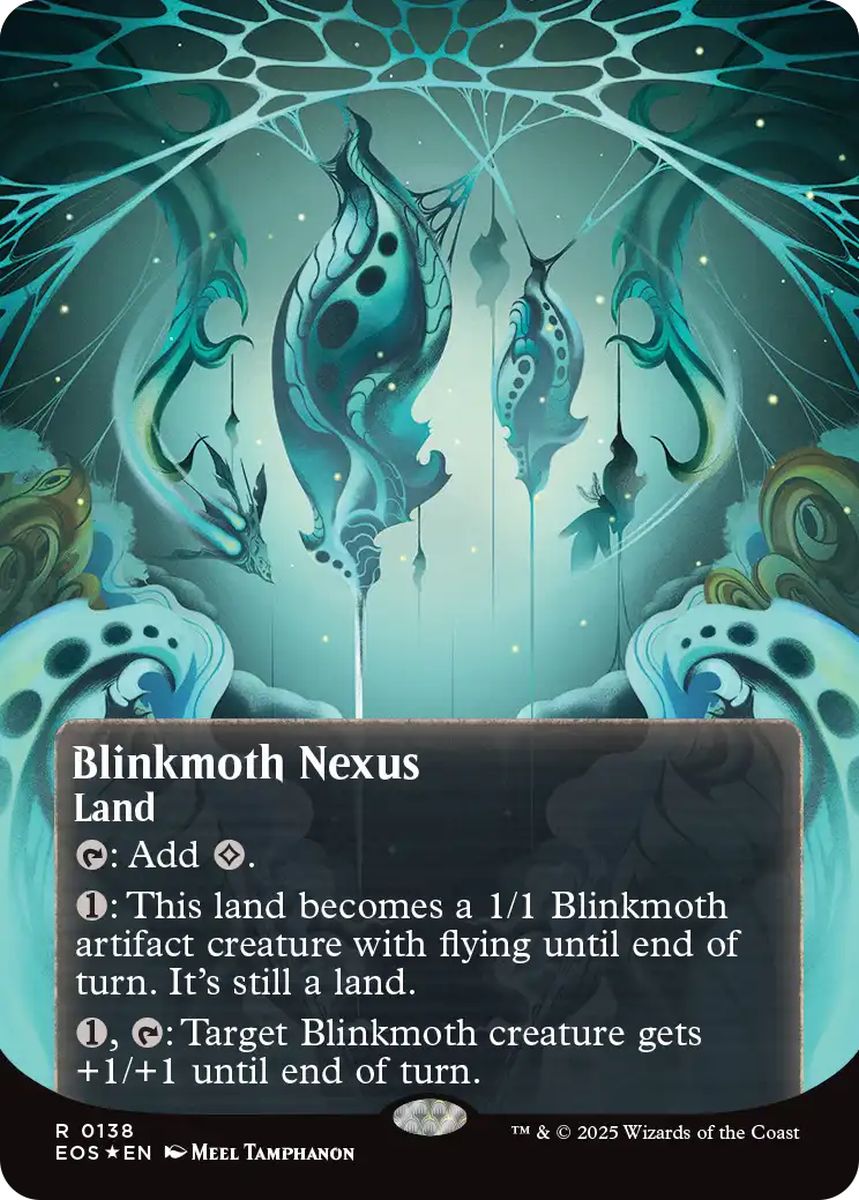 (英)【ギャラクシーFoil】ちらつき蛾の生息地 / Blinkmoth Nexus ★ボーダーレス★(「星景ポスター」) 【EOS】 No.138