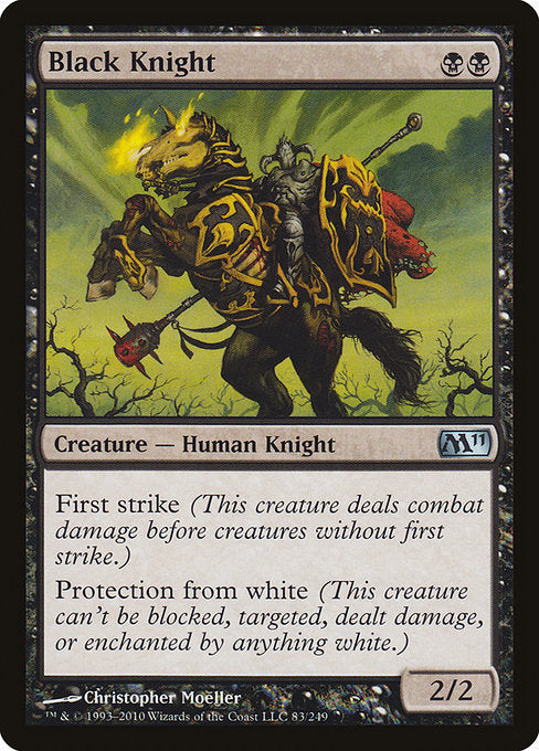 (英)【Foil】黒騎士 / Black Knight【M11】 No.083