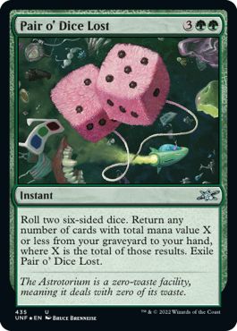 (英)【ギャラクシーFoil】Pair o' Dice Lost【UNF】 No.435
