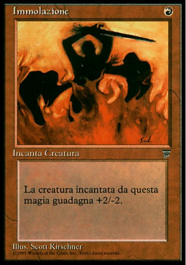 (イタリア語)Immolazione / Immolation【LEG】 No.153