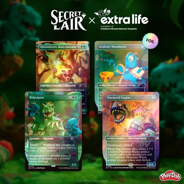 (英)Secret Lair x Play-Doh: Squishful Thinking | Extra Life 2025 Foil Edition 【BOX】 ※発送方法は「ゆうパック」を選択してください。