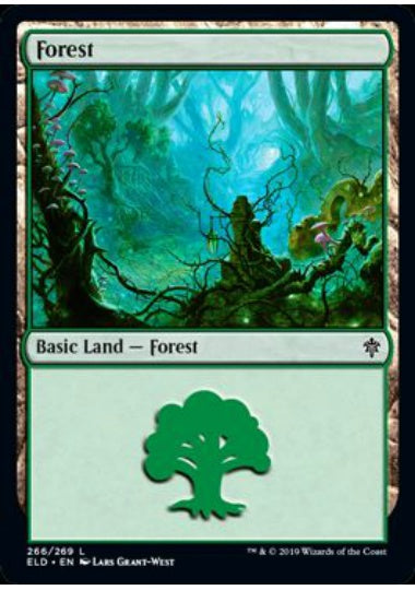 (英)【Foil】森 / Forest【ELD】 No.266