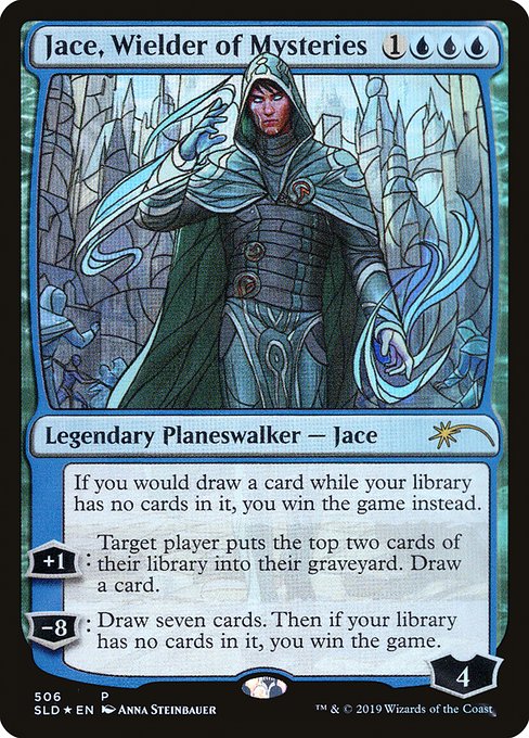 (英)【Foil】神秘を操る者、ジェイス / Jace, Wielder of Mysteries【SLD】Stained-Glass Planeswalkers No.506