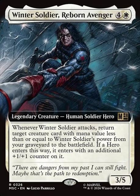 (英)甦ったアベンジャーズ、ウィンター・ソルジャー / Winter Soldier, Reborn Avenger ★拡張枠★ 【MSC】 No.326