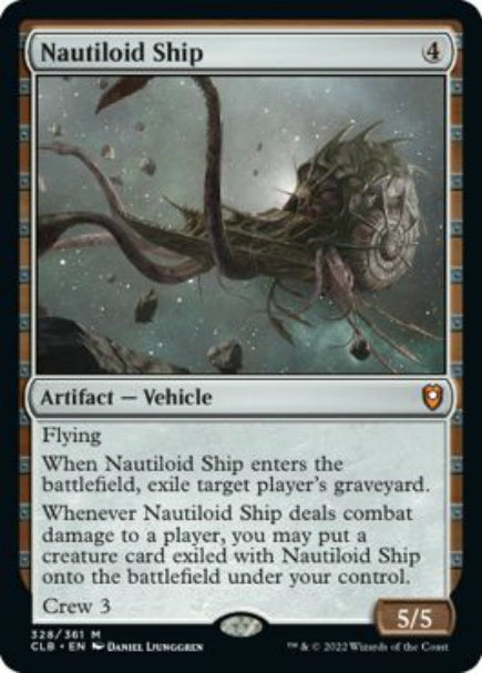 (英)【Foil】ノーチロイド船 / Nautiloid Ship【CLB】 No.328