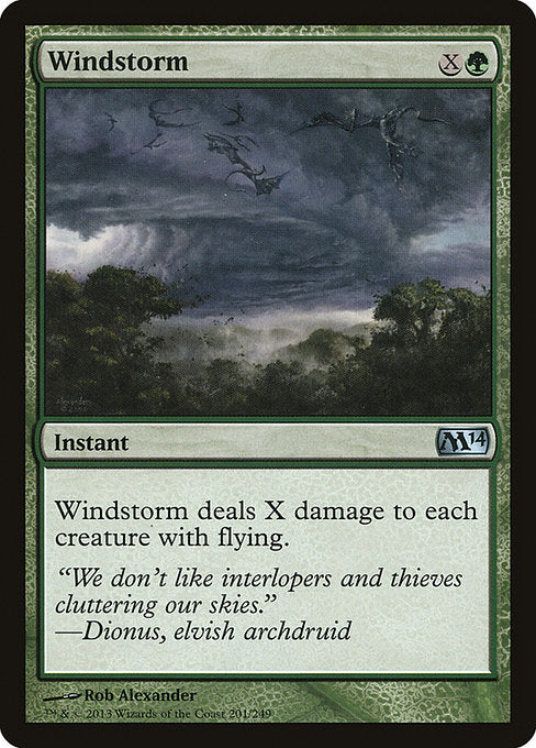 (英)【Foil】暴風 / Windstorm【M14】 No.201