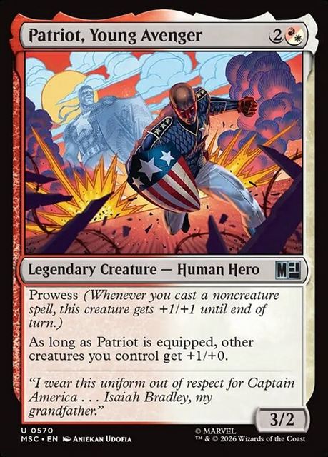 (英)ヤング・アベンジャーズ、パトリオット / Patriot, Young Avenger【MSC】 No.570