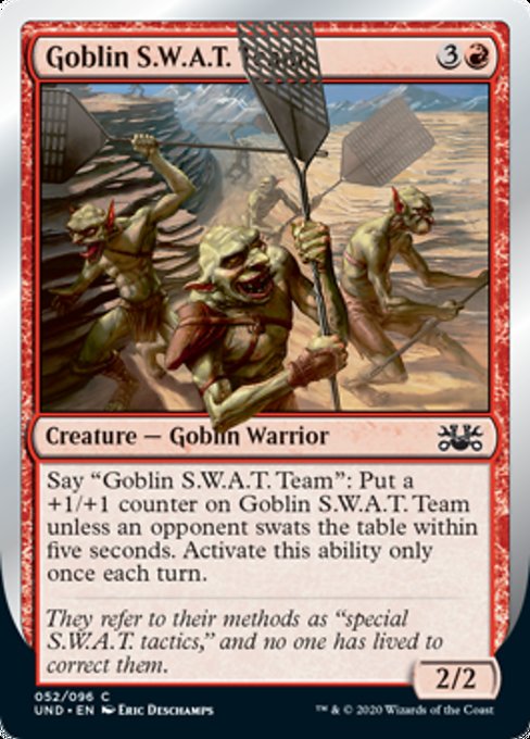 (英)Goblin S.W.A.T. Team 【UND】 No.052