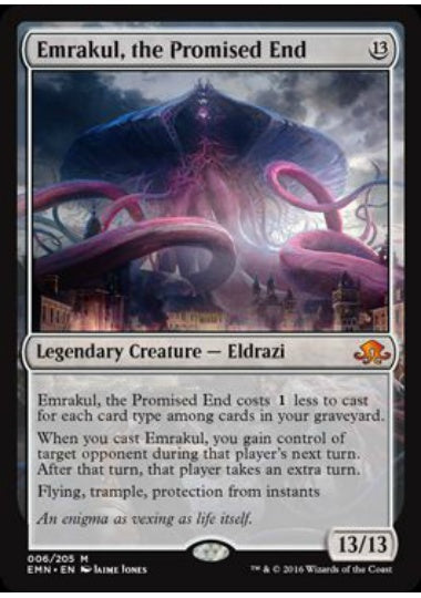 (英)約束された終末、エムラクール / Emrakul, the Promised End【EMN】 No.006