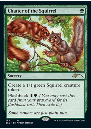 (英)【Foil】リスのお喋り / Chatter of the Squirrel【SLD】We Hope You Like Squirrels No.195