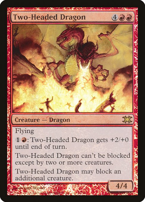 (英)【Foil】双頭のドラゴン / Two-Headed Dragon【FTVDRAGONS】 No.015