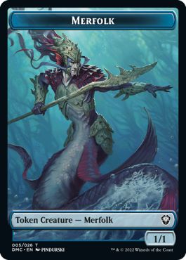 (英)マーフォークトークン / Merfolk Token【DMC-TOKEN】 No.005
