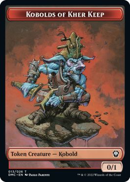 (英)カー砦のコボルドトークン / Kobolds of Kher Keep Token【DMC-TOKEN】 No.013