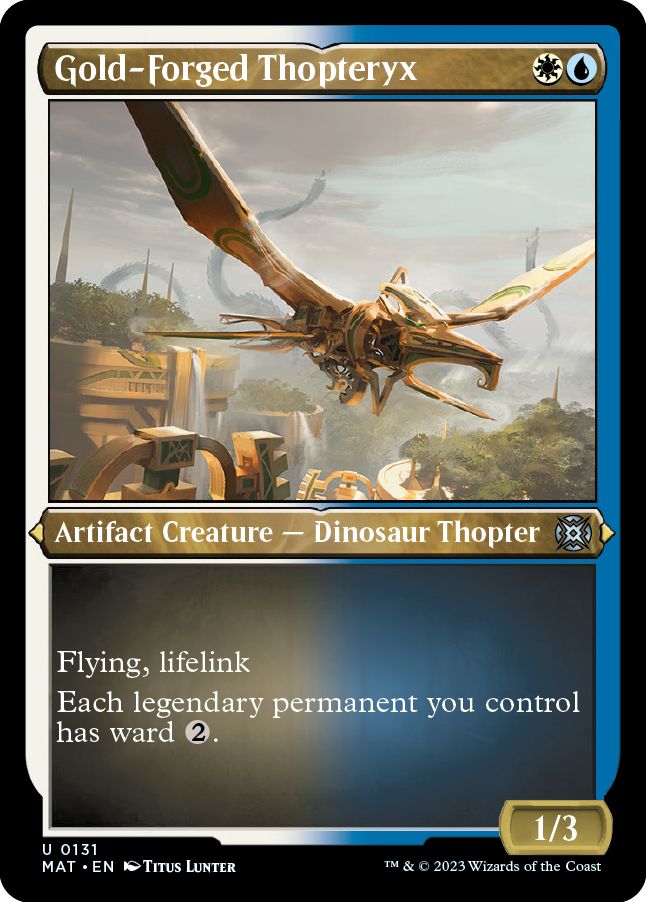 (英)【エッチングFoil】黄金造りの飛竜機械 / Gold-Forged Thopteryx【MAT】 No.131