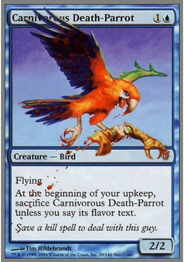 (英)Carnivorous Death-Parrot 【UNH】 No.029