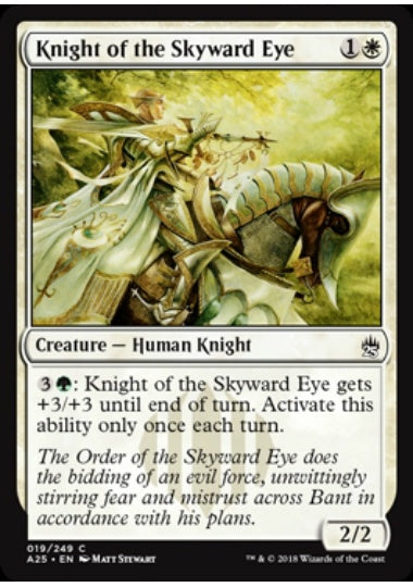 (英)【Foil】天望の騎士 / Knight of the Skyward Eye【A25】 No.019
