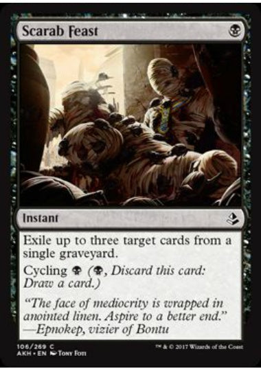 (英)【Foil】スカラベの饗宴 / Scarab Feast【AKH】 No.106