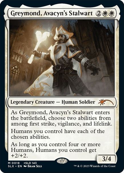 (英)Greymond, Avacyn's Stalwart【SLX】 No.018