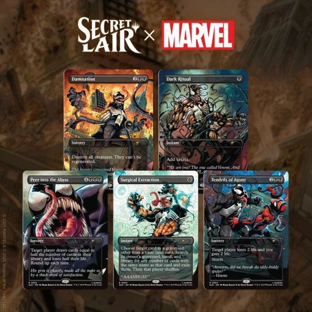 (英)Secret Lair x Marvel's Spider-Man: Venom Unleashed (Colors) 【BOX】 ※発送方法は「ゆうパック」を選択してください。