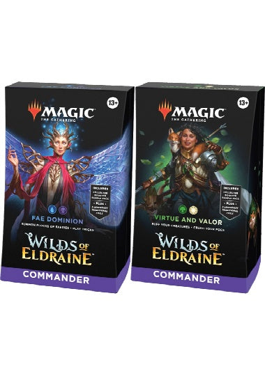 (英)エルドレインの森 統率者デッキ 2種セット / Wilds of Eldraine Commander Deck Set【BOX】 ※発送方法は「ゆうパック」を選択してください。