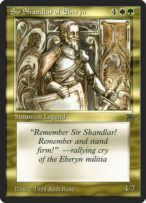 (英)Sir Shandlar of Eberyn【LEG】 No.257
