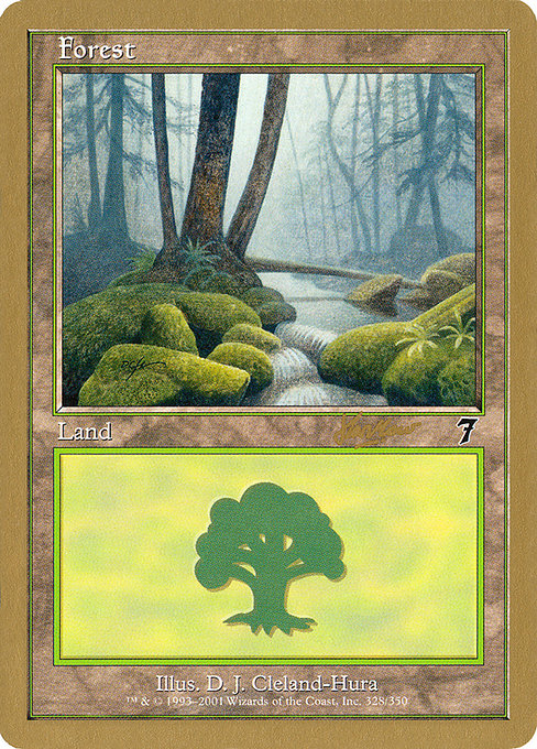 (英)森 / Forest【WC02】 World Championship Decks 2002 Sim Han How 金枠 No.136