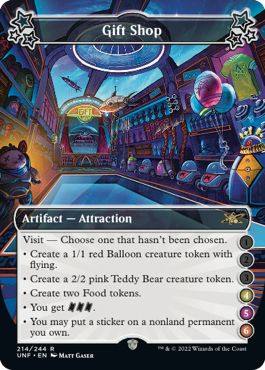 (英)【Foil】Gift Shop【UNF】(●●●４５６) No.214B