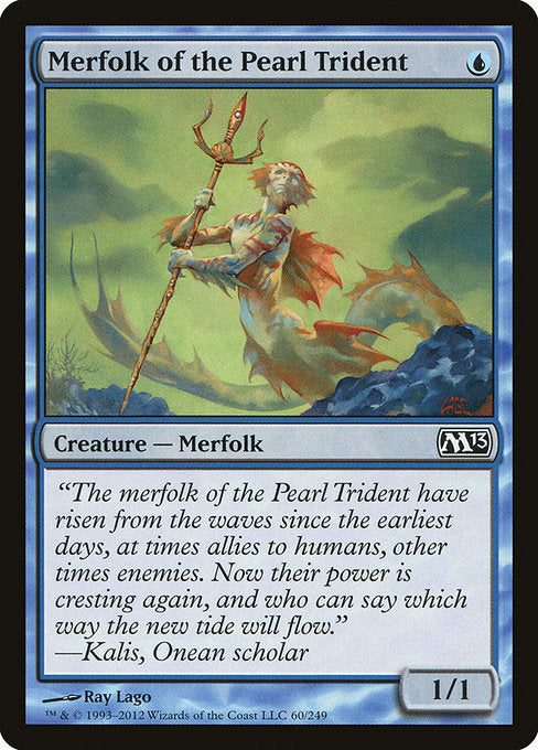 (英)真珠三叉矛の人魚 / Merfolk of the Pearl Trident【M13】 No.060