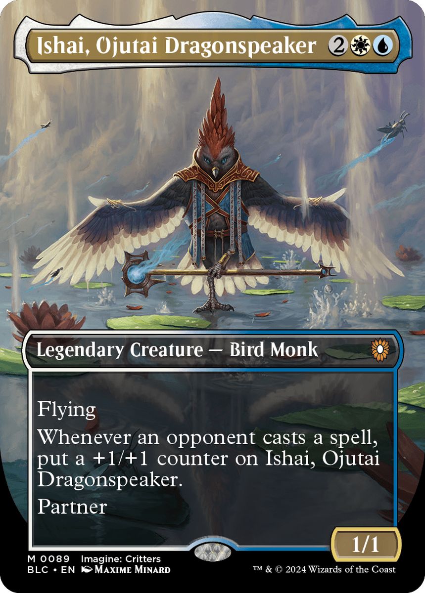 (英)オジュタイの龍語り、イーシャイ / Ishai, Ojutai Dragonspeaker ★ボーダーレス★(イマジン：勇敢なる生き物たち) 【BLC】 No.089