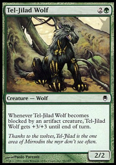 (英)【Foil】テル＝ジラードの狼 / Tel-Jilad Wolf【DST】 No.088