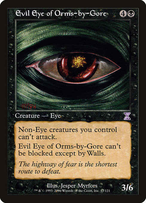 (英)【Foil】オームズ＝バイ＝ゴアの邪眼 / Evil Eye of Orms-by-Gore【TSB】旧枠 No.042