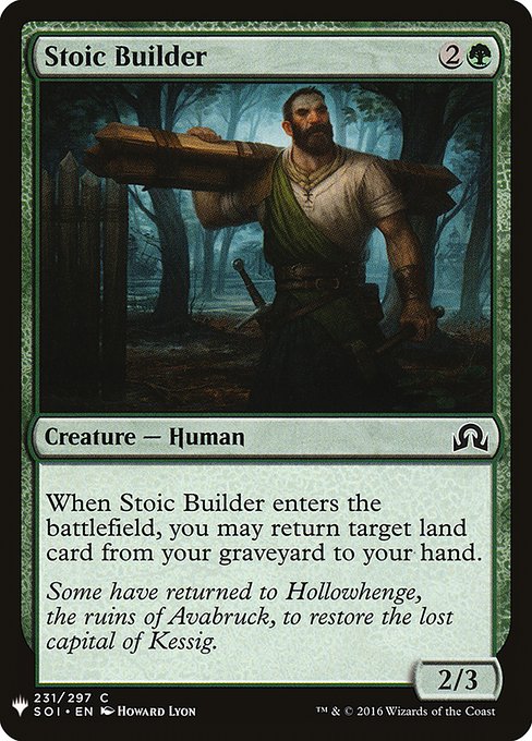 (英)冷静な建築家 / Stoic Builder【MB1】 No.1342
