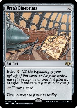 (英)【Foil】ウルザの青写真 / Urza's Blueprints【DMR】 No.238
