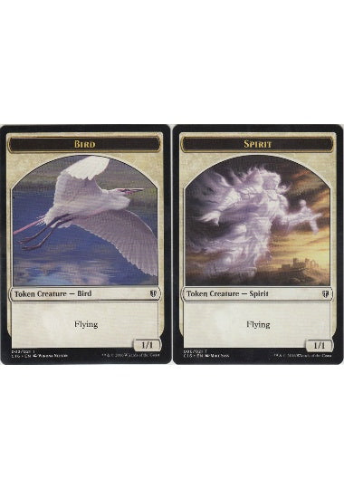 (英)鳥トークン / Bird Token No.002 - スピリットトークン / Spirit Token【C16-TOKEN】 No.006