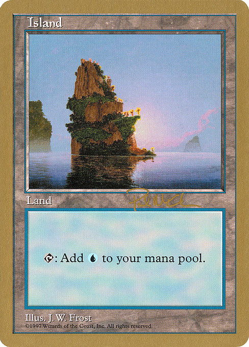 (英)島 / Island【WC97】 World Championship Decks 1997 Paul McCabe 金枠 No.103