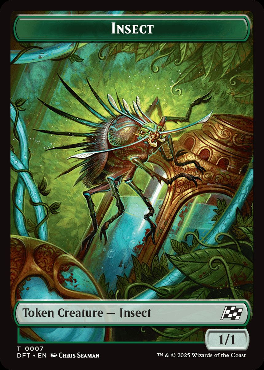 (英)昆虫トークン / Insect Token【DFT-TOKEN】 No.007
