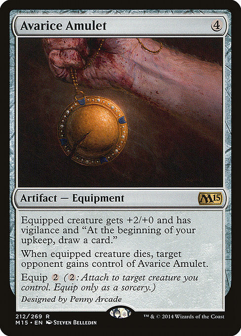 (英)【Foil】強欲の護符 / Avarice Amulet【M15】 No.212