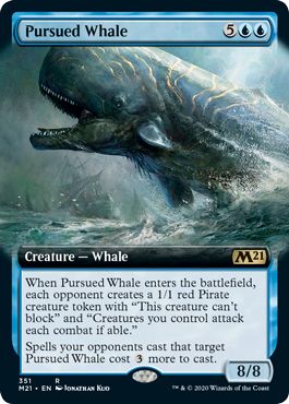 (英)追われる鯨 / Pursued Whale ★拡張枠★ 【M21】 No.351