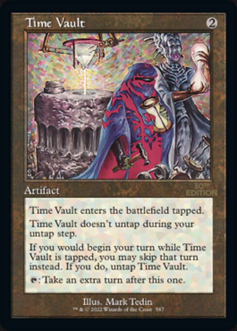 (英)Time Vault【30A】 旧枠加工カード No.567 ※トーナメントで使用することはできません。