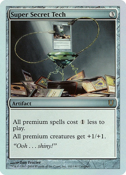 (英)【Foil】Super Secret Tech 【UNH】 No.141